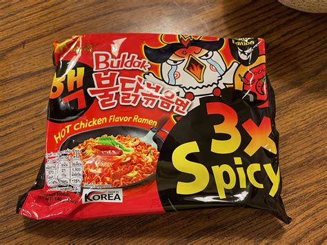 fire noodles scoville|korean 3x spicy noodles.